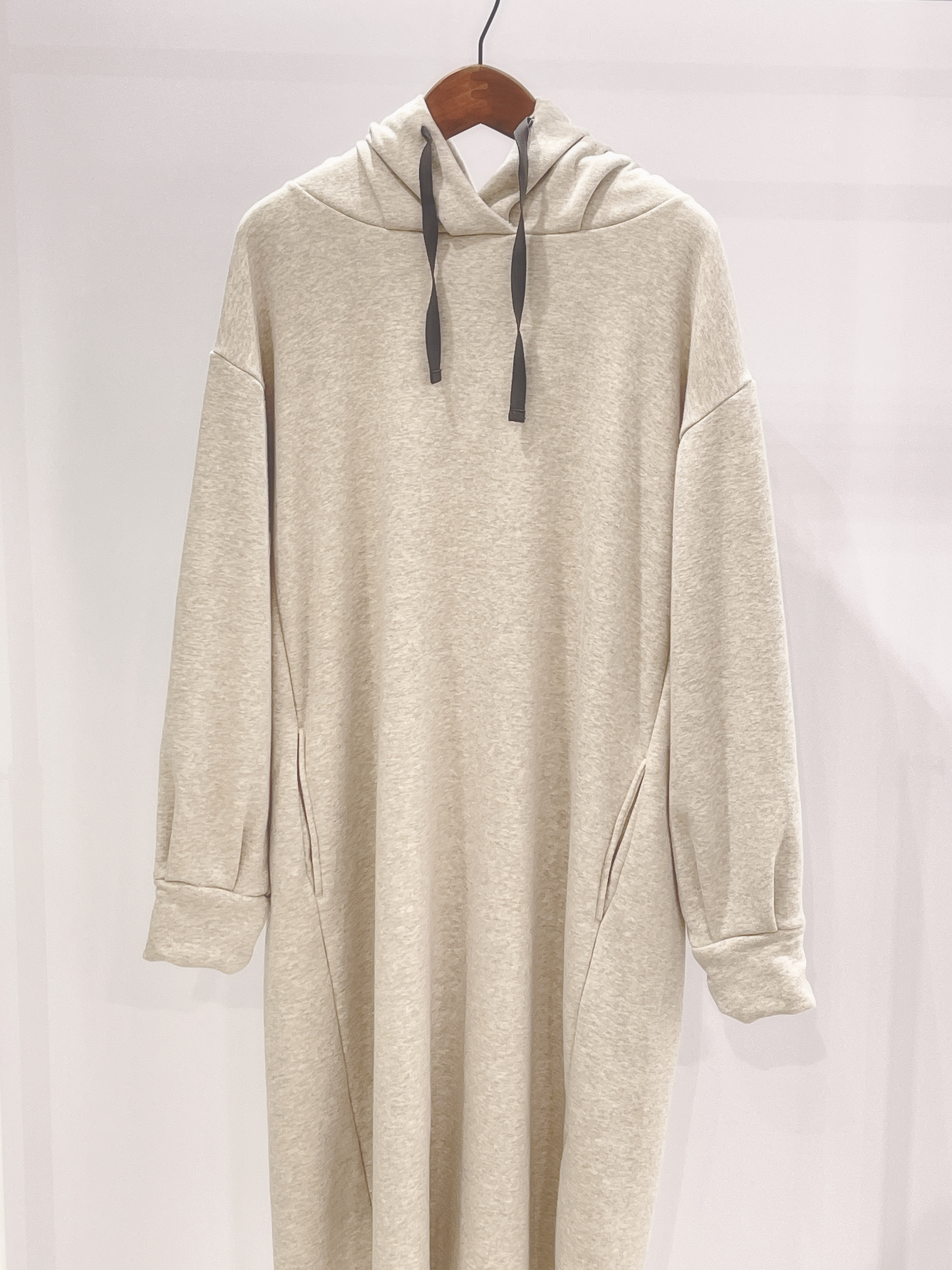 內刷毛連帽洋裝