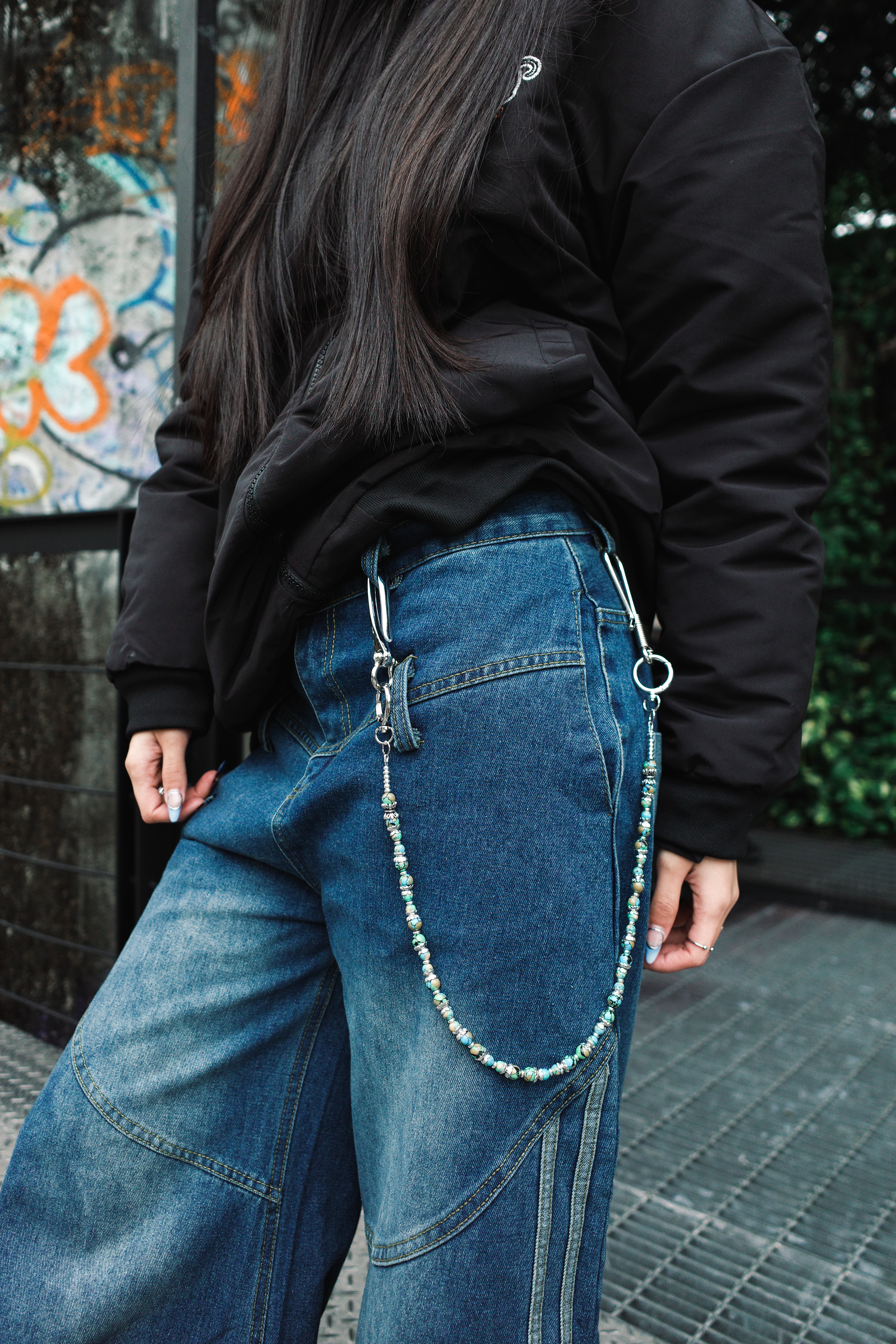 『Always_Good』綠松石 褲鏈