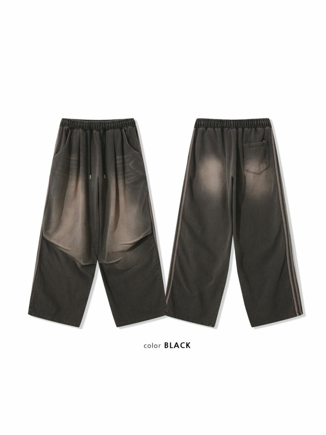 三間可束腳鬆身褲 MONTH-016P