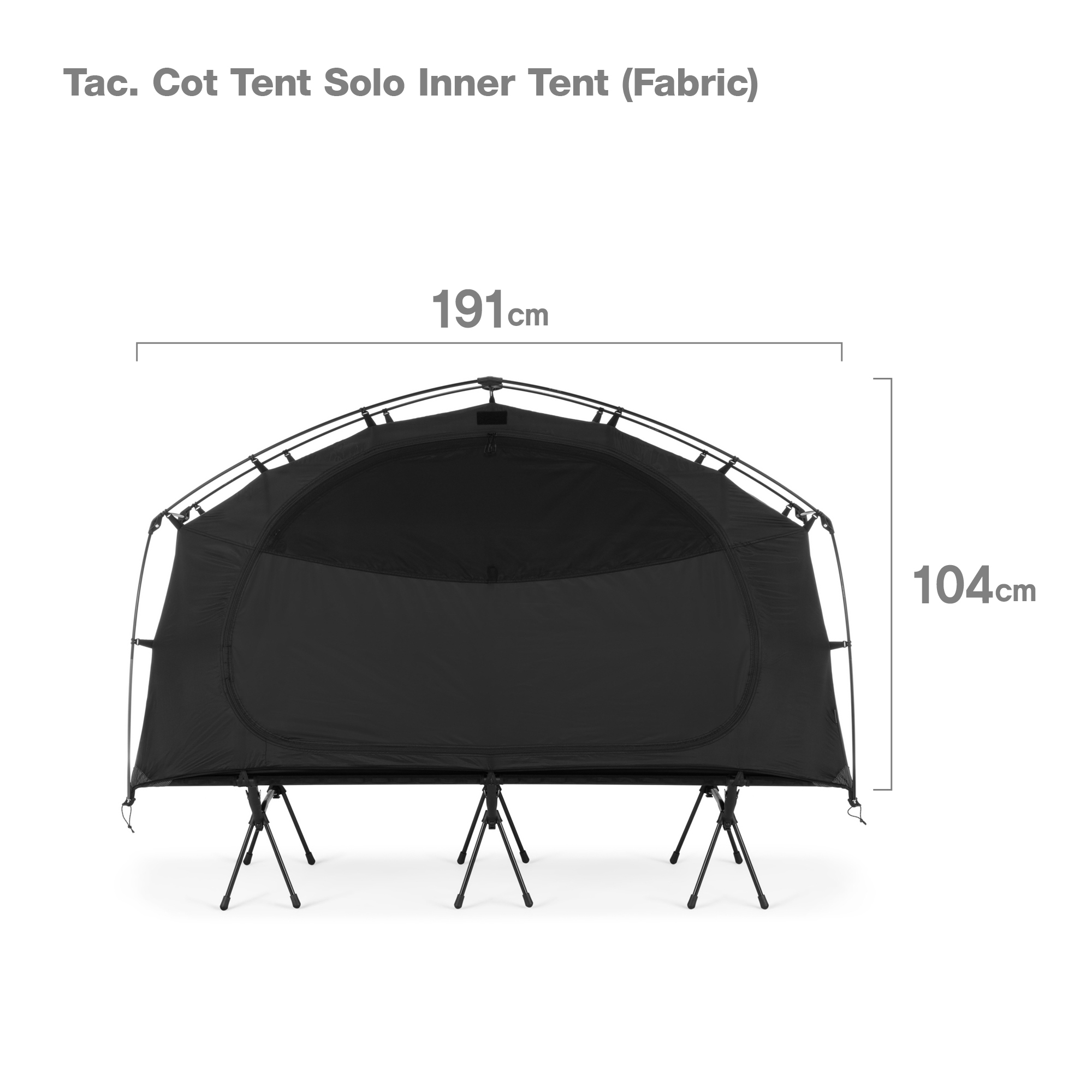 Helinox｜Tac. Cot Tent Solo｜戰術版行軍床帳｜布料版