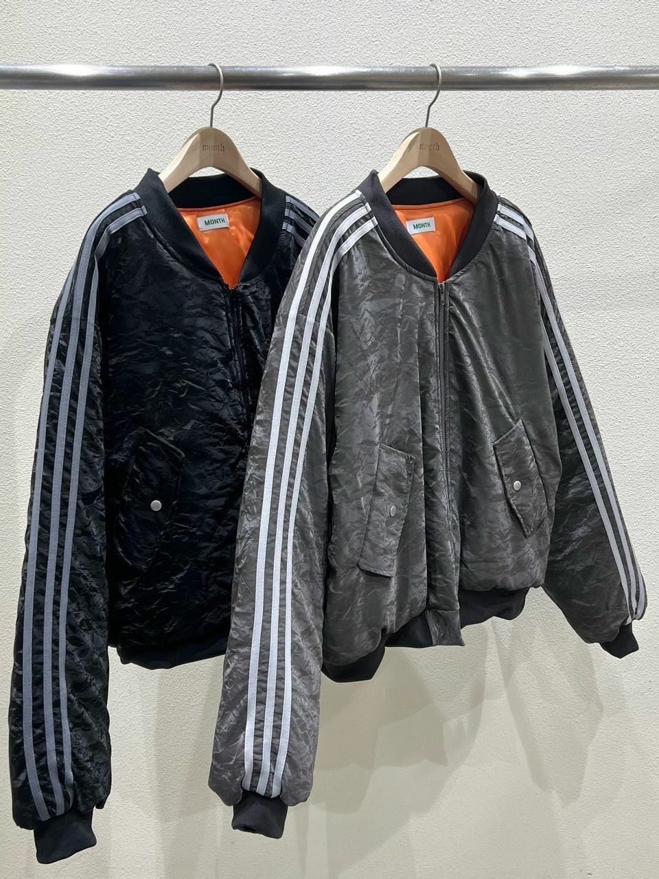 三間拉鍊外套(夾棉) MONTH-022JK