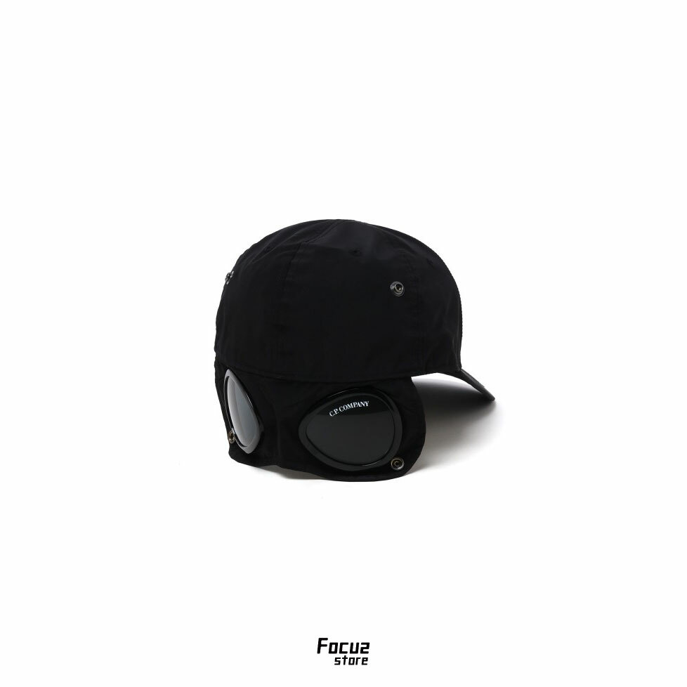 【Focus Store】預購 C.P. COMPANY Chrome-R goggle cap "Black" 黑色 護目鏡帽