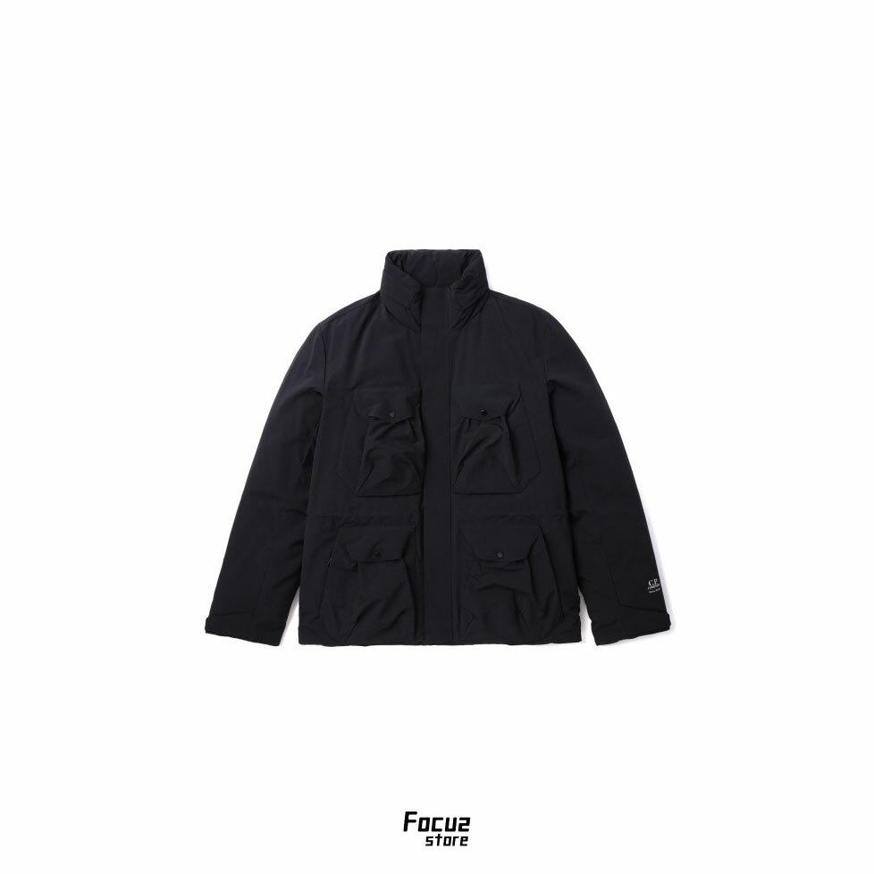【Focus Store】預購 C.P. COMPANY Multi-pocket down jacket "Black" 黑色 多口袋羽絨外套