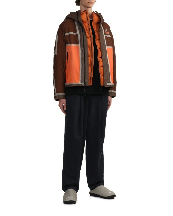 【Focus Store】預購 C.P. COMPANY Logo hooded down jacket "Coffee" 咖啡 雙面羽絨外套