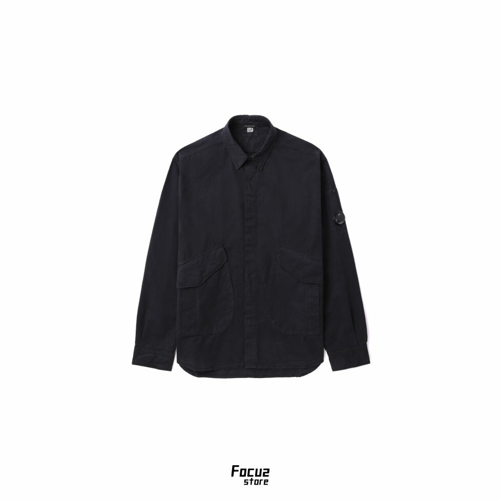 【Focus Store】預購 C.P. COMPANY Utility shirt jacket "Black" 黑色 襯衫外套