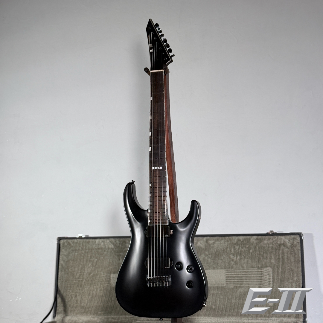 ESP E-II HORIZON NT-7B HIPSHOT BKS 七弦 主動式 雙雙 電吉他
