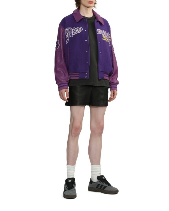 【Focus Store】預購 AWAKE NY Embroidered varsity jacket "Royal Purple" 紫色 棒球外套