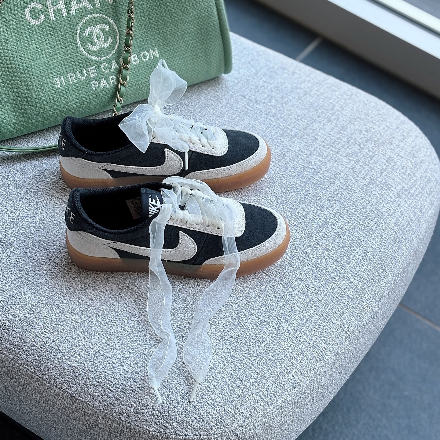 Nike Killshot 2 杏茶黑培 蕾絲鞋帶 黑灰 焦糖底 德訓鞋 HV5762-045