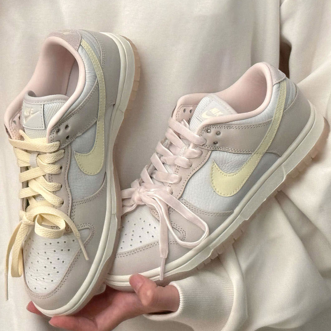 NIKE DUNK LOW PREMIUM 奶油粉杏 椰奶色 柔粉 淡粉 牛奶糖底 女鞋 FB7910-601 / 調貨