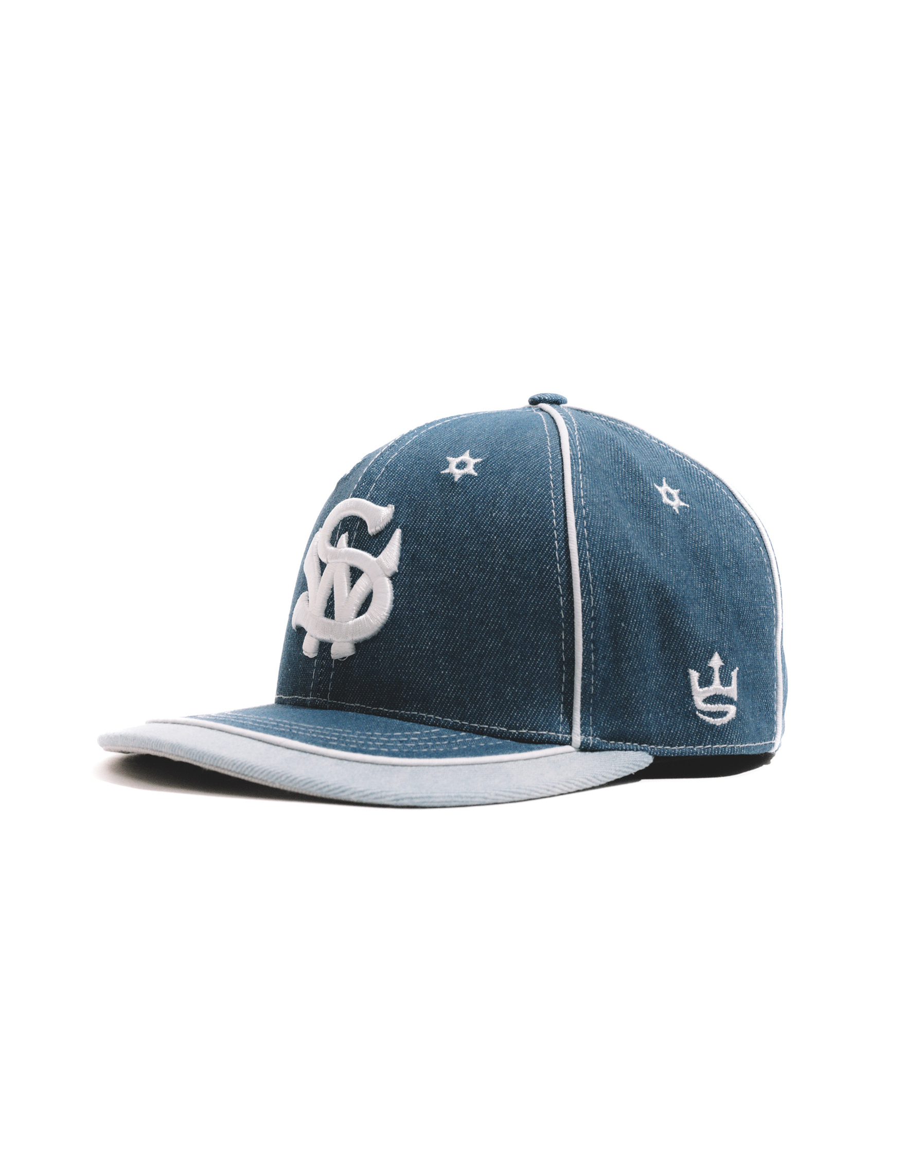 Sway the Don / "Crown" Denim Fitted Cap