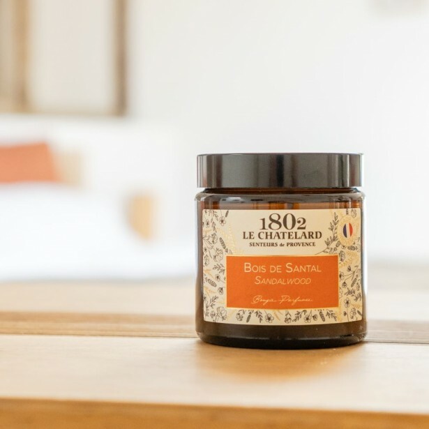 [1802 LE CHATELARD] 精油開運蠟燭_檀香_事業與學業守護