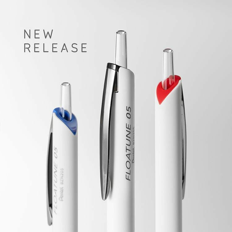 輕滑鋼珠筆 FLOATUNE 0.4／0.5／0.8／1.0｜日本Pentel