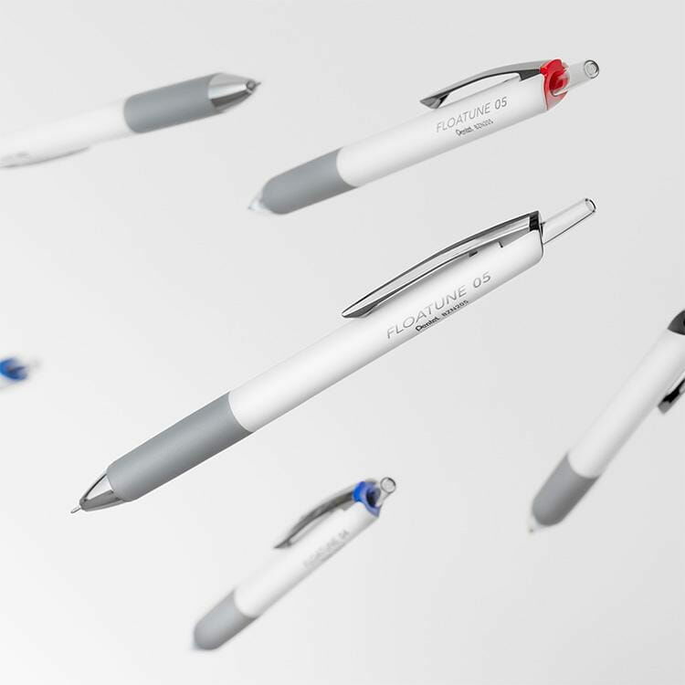 輕滑鋼珠筆 FLOATUNE 0.4／0.5／0.8／1.0｜日本Pentel