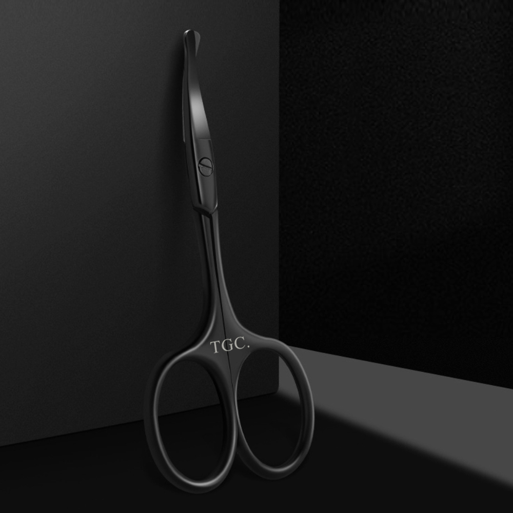 The Gentry & Co. 黑刃不鏽鋼 修容剪刀（鬍子剪 / 鼻毛剪）