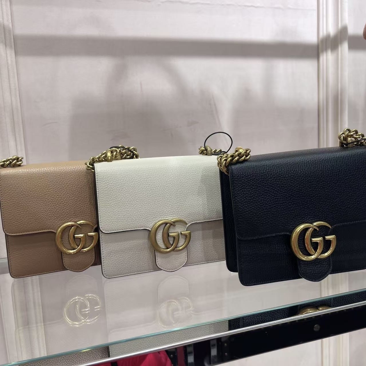 Gucci Cellarius Marmont chain bag in 3 colors