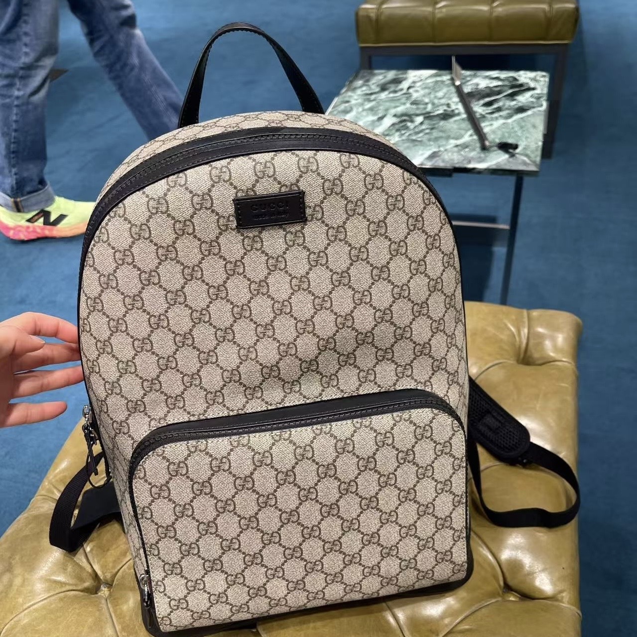 Gucci GG supreme Large  backpack