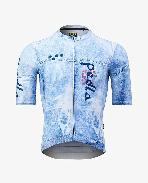Pedla 男款車衣 Denim Classic Jersey Blue Fade/單寧藍