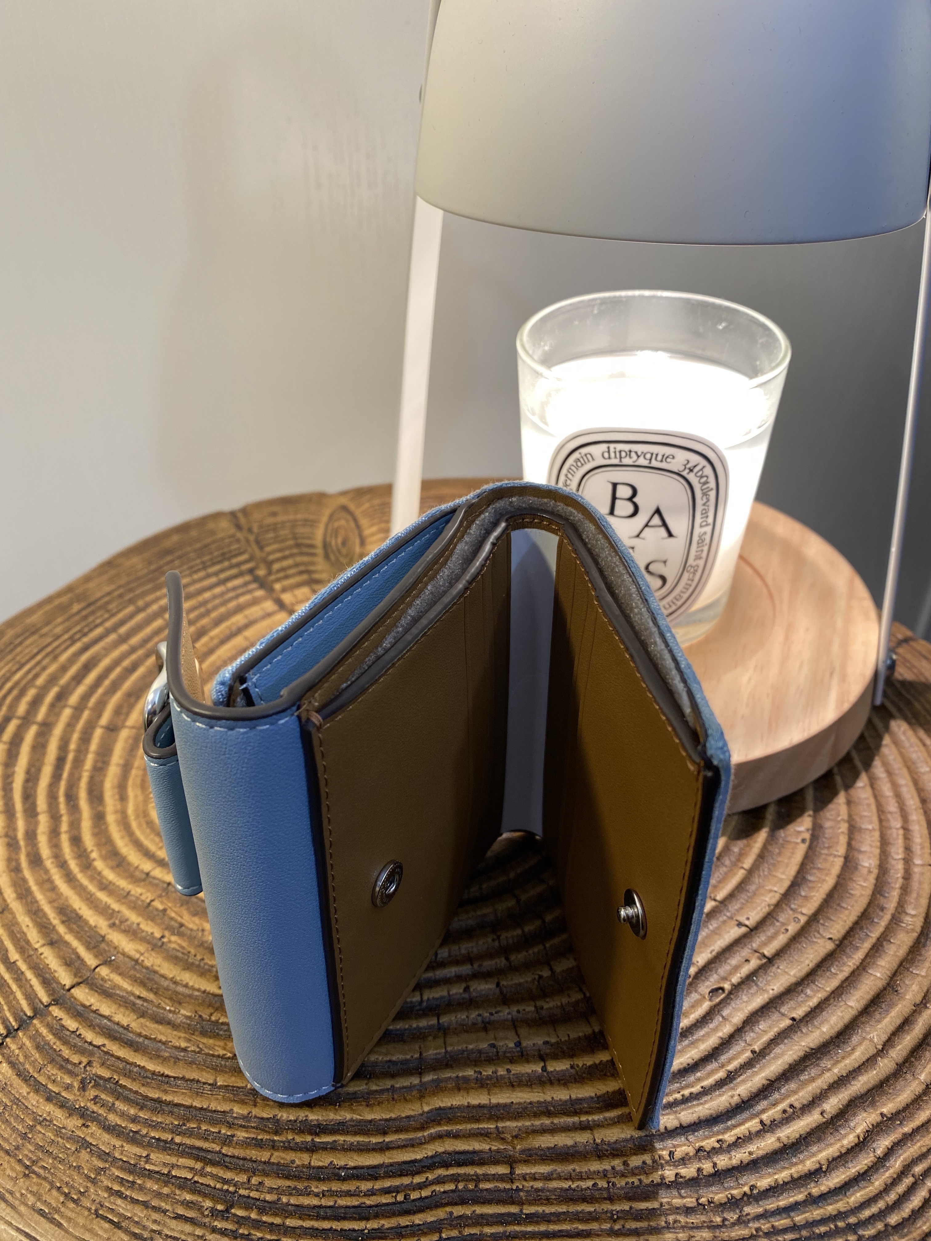 Coach Small Morgan Wallet light denim