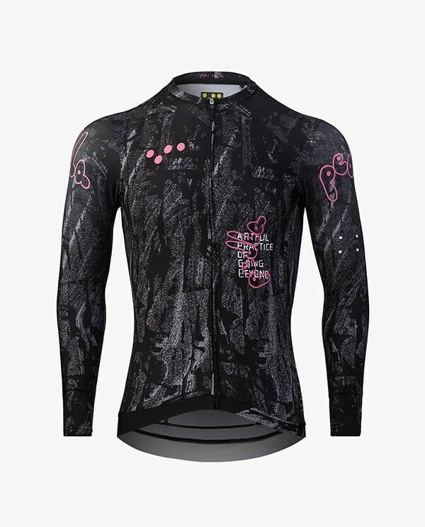 Pedla 男款薄長袖車衣 Denim Classic LS Jersey Black Etch/斑駁黑