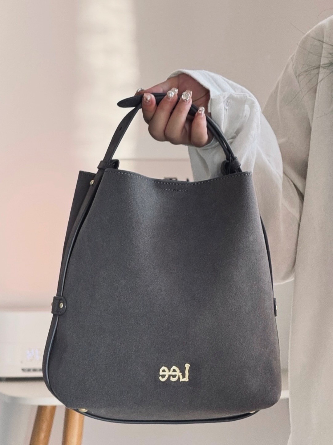 LEE 大容量水桶包 化妝包 包組