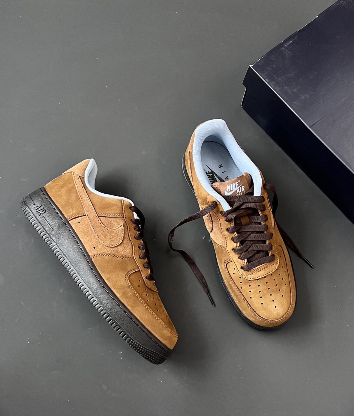 Nike Air Force 1 Low Light British Tan 摩卡小麥棕 男