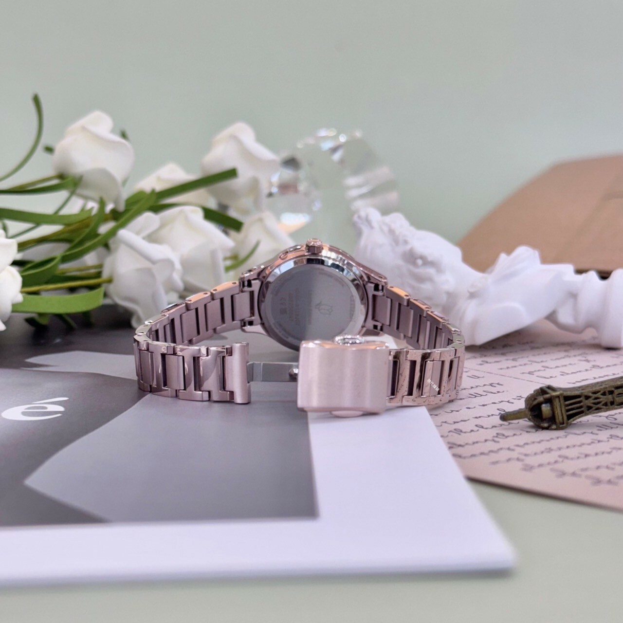 星 CITIZEN 星辰】XC系列Sakura pink 櫻花粉電波EC1193-55X 28mm