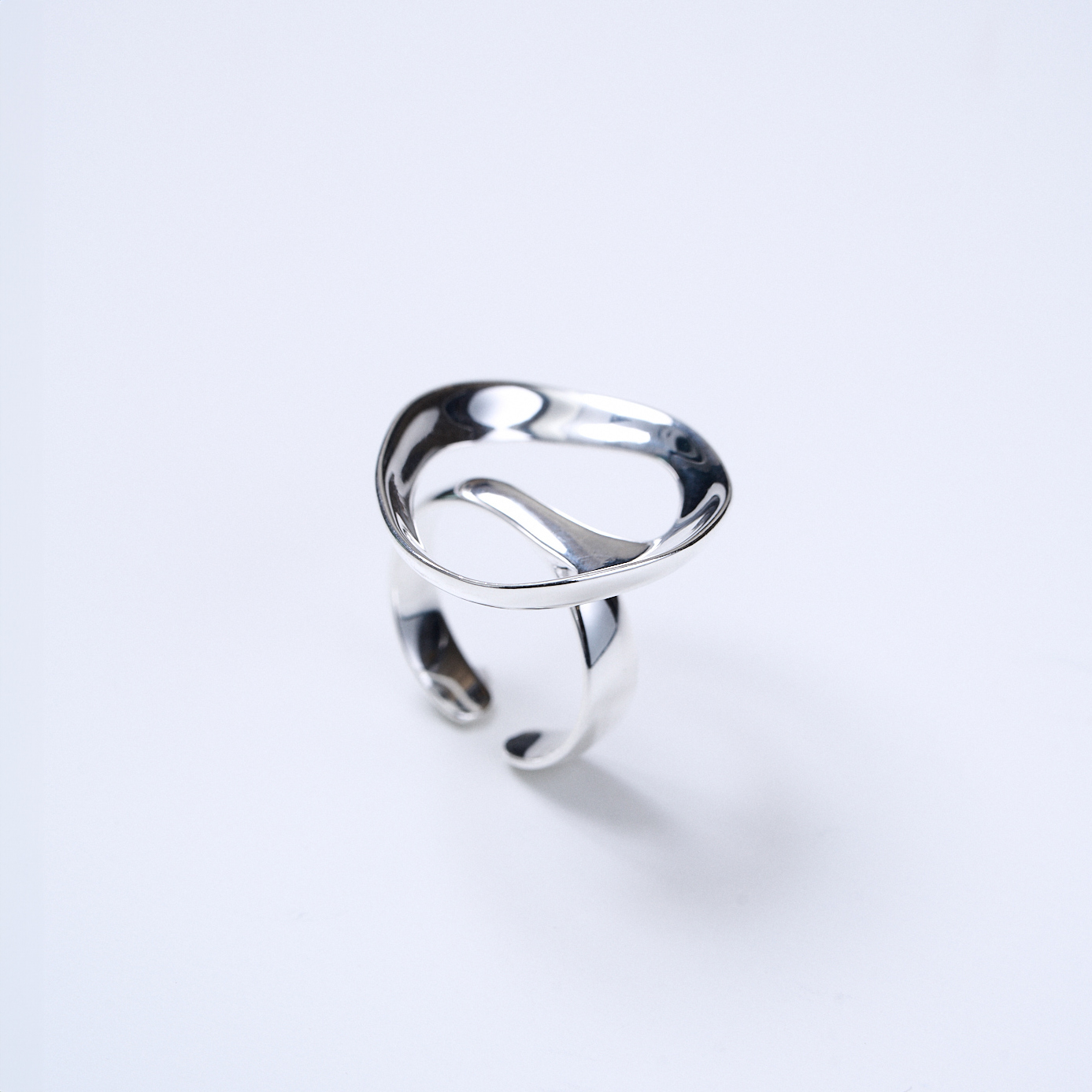 【BLUZ】R-109 凹凸波光戒指