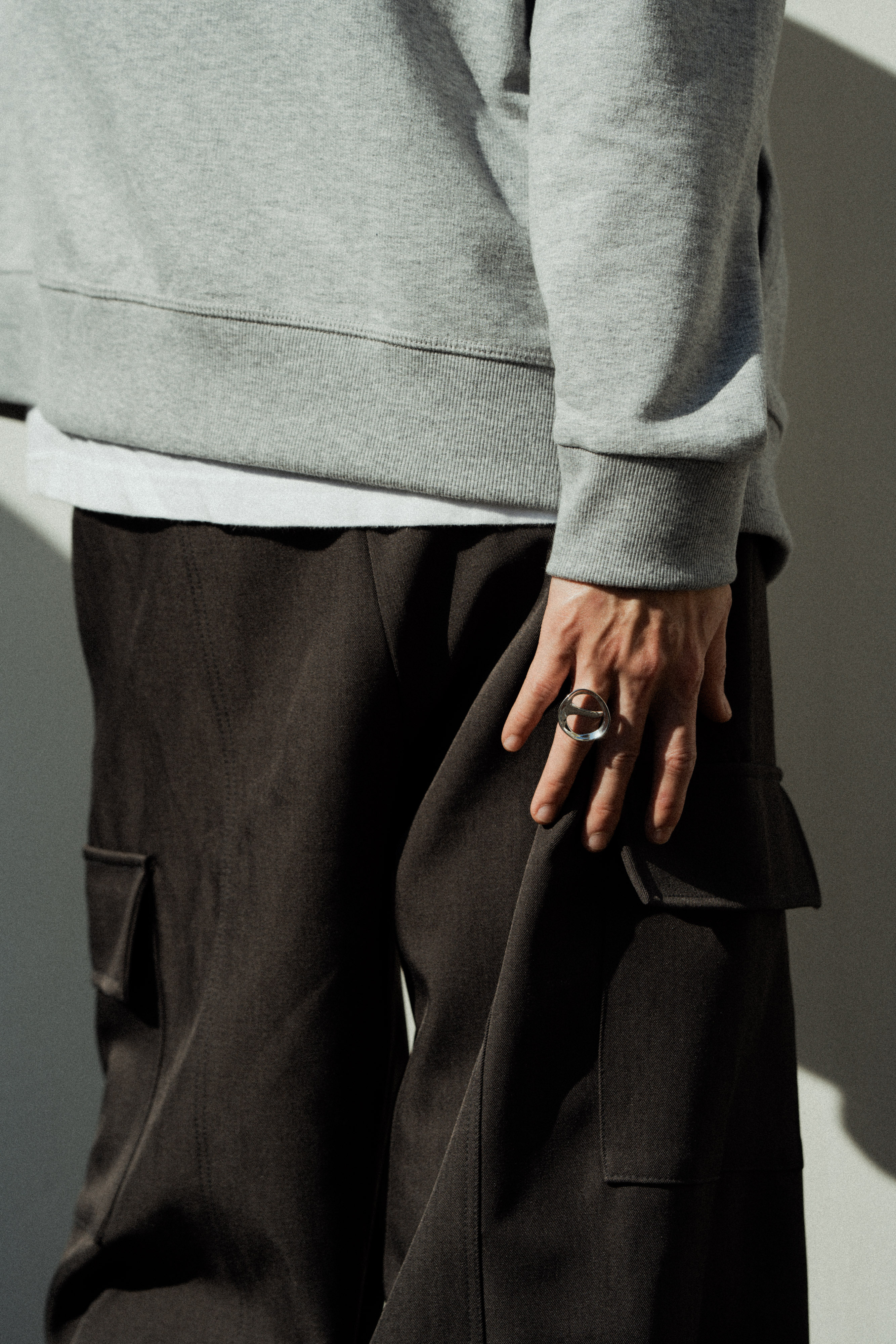 【BLUZ】R-109 凹凸波光戒指