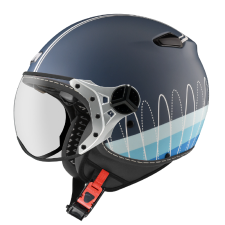 ASTONE KSS 平灰藍 DD99藍 彩繪 內墨片 3/4帽款 飛行員帽款