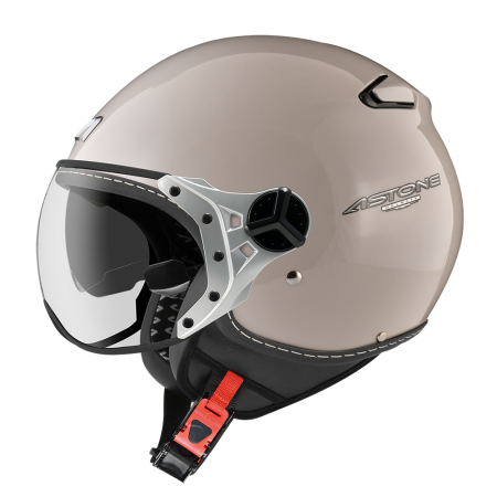 ASTONE KSS 淺水泥 素色 內墨片 3/4帽款 飛行員帽款