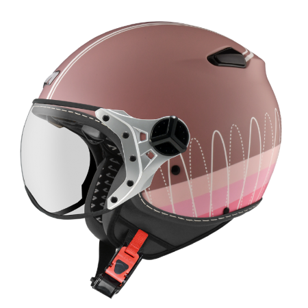 ASTONE KSS 平櫻粉 DD99粉紅 彩繪 內墨片 3/4帽款 飛行員帽款