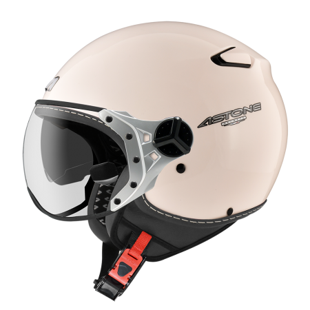 ASTONE KSS 米白 素色 內墨片 3/4帽款 飛行員帽款