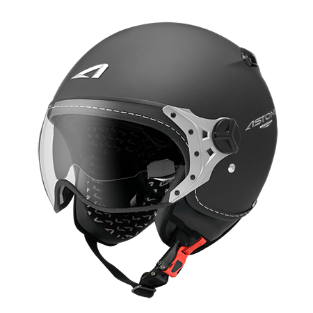 ASTONE KSS 平光黑 素色 內墨片 3/4帽款 飛行員帽款