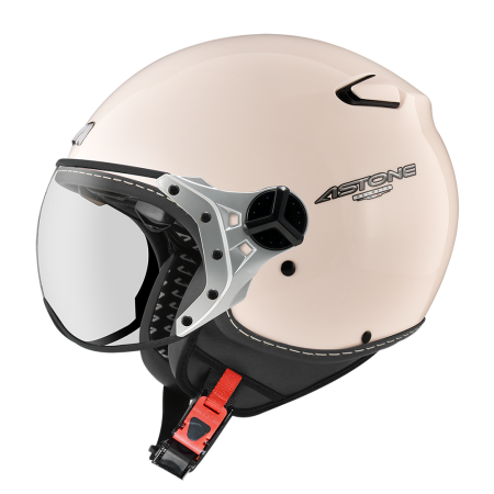 ASTONE KSS 米白 素色 內墨片 3/4帽款 飛行員帽款