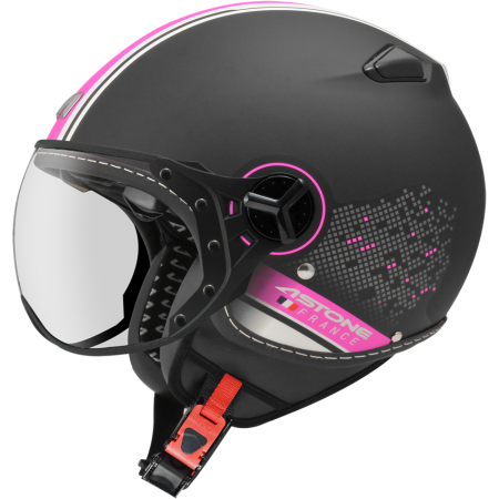 ASTONE KSS 平光黑 DD88 桃紅 彩繪 內墨片 3/4帽款 飛行員帽款