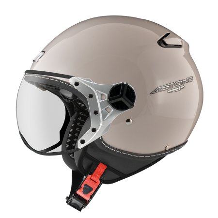 ASTONE KSS 淺水泥 素色 內墨片 3/4帽款 飛行員帽款