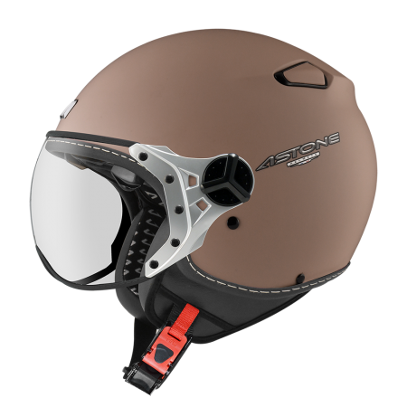 ASTONE KSS 消光駝色 素色 內墨片 3/4帽款 飛行員帽款