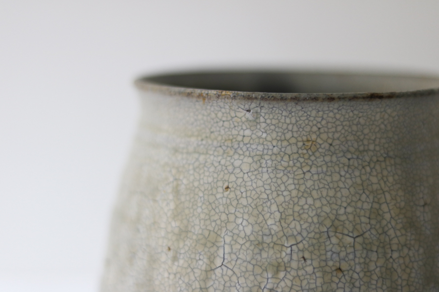 +g 尾形篤-冰裂紋手壺