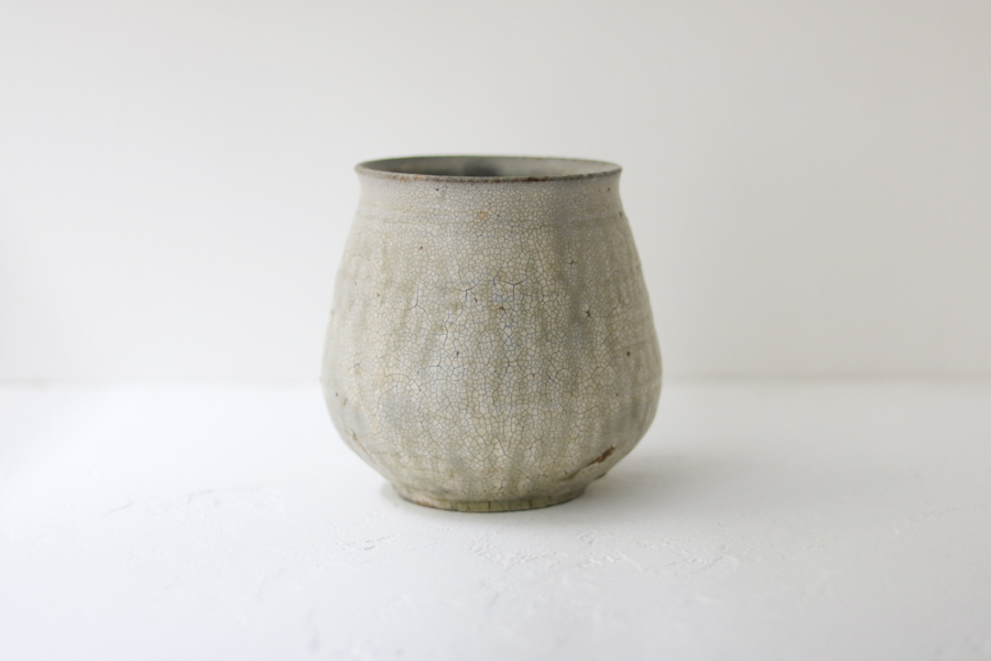 +g 尾形篤-冰裂紋手壺