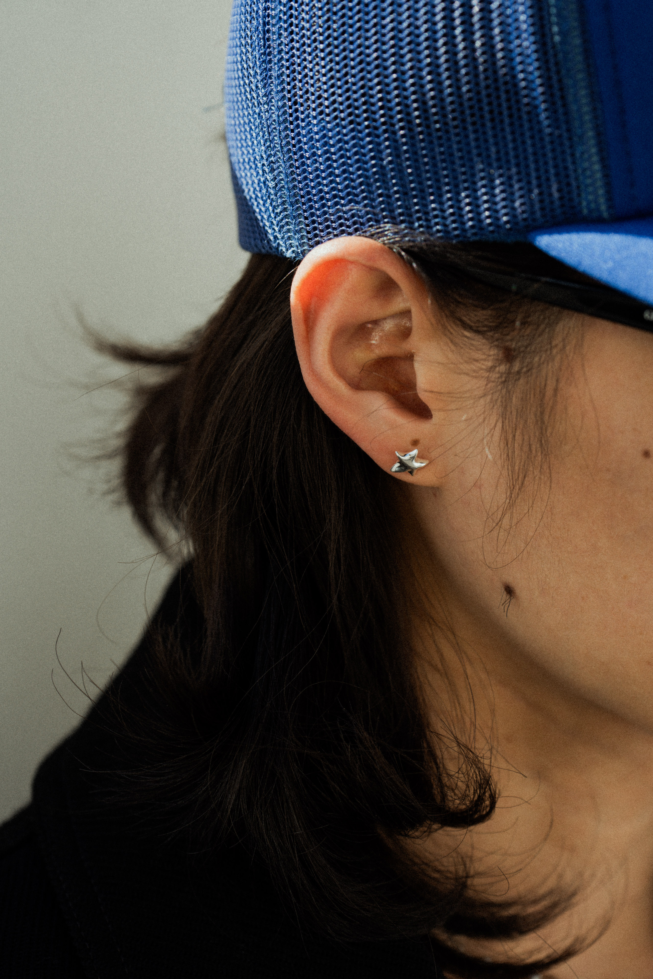 【BLUZ】R-112 立體芒星耳針