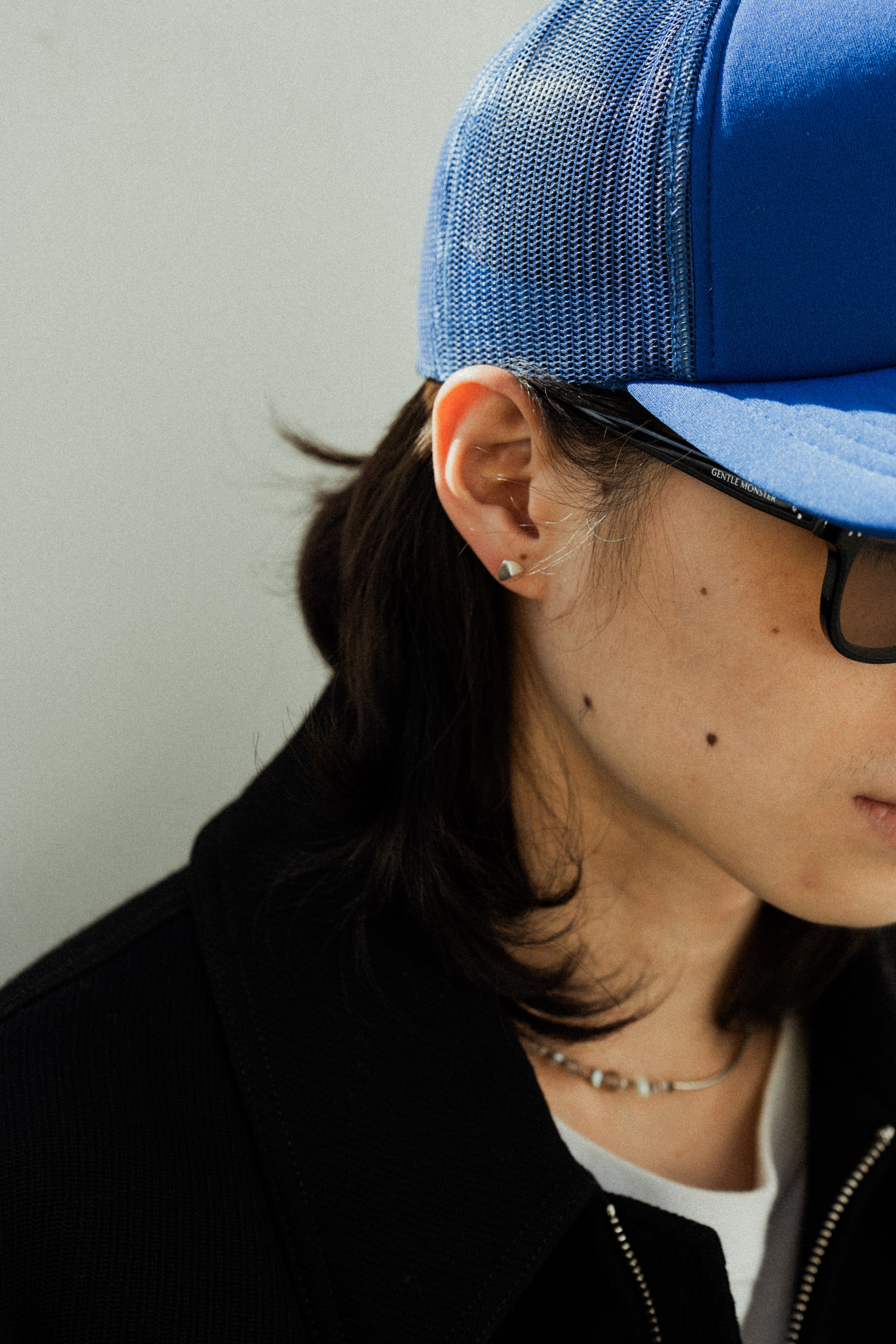 【BLUZ】R-113 復古三角拉絲耳針