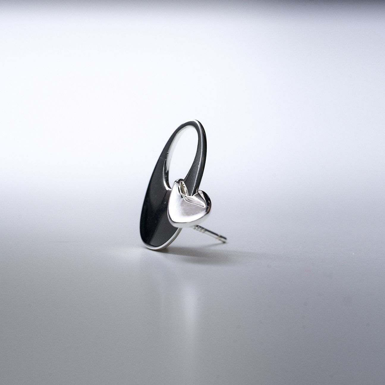 【BLUZ】R-114 環狀雙吊耳針