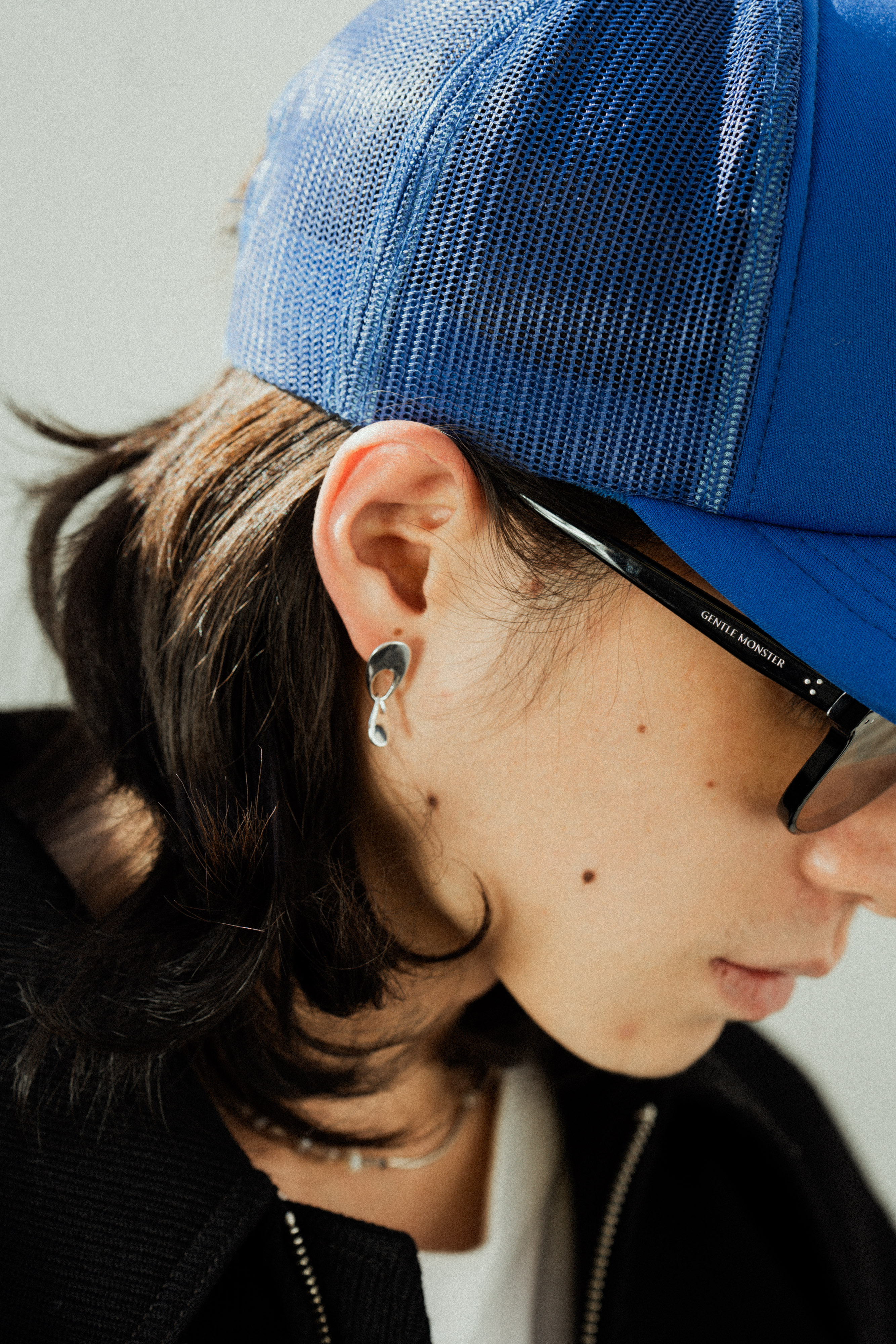 【BLUZ】R-114 環狀雙吊耳針