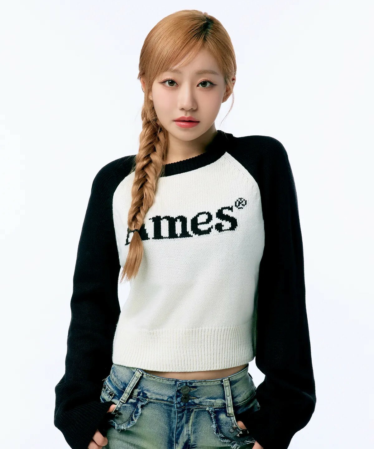 [UNISEX] AMES - BASIC RAGLAN PULLOVER KNIT (IVORY)