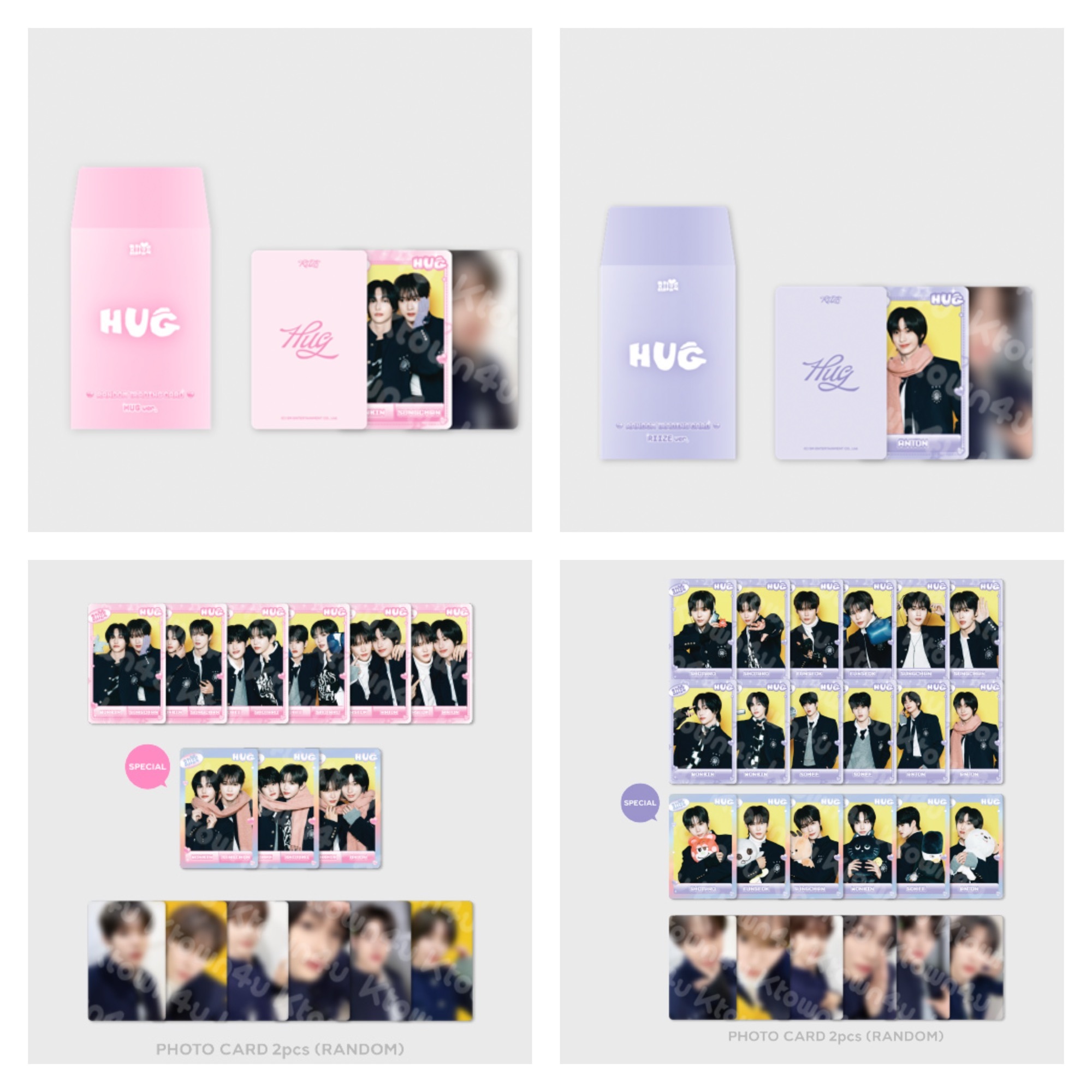 RIIZE  [ HUG SPECIAL ] RANDOM TRADING CARD