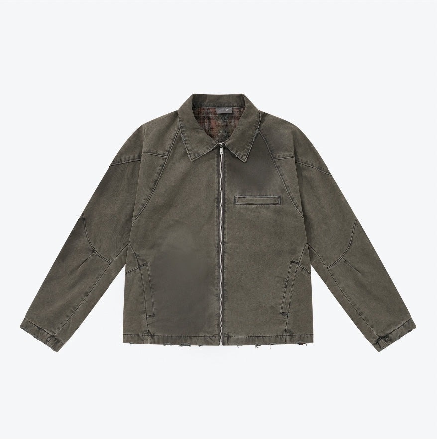 SENSE Faded Biker Jacket