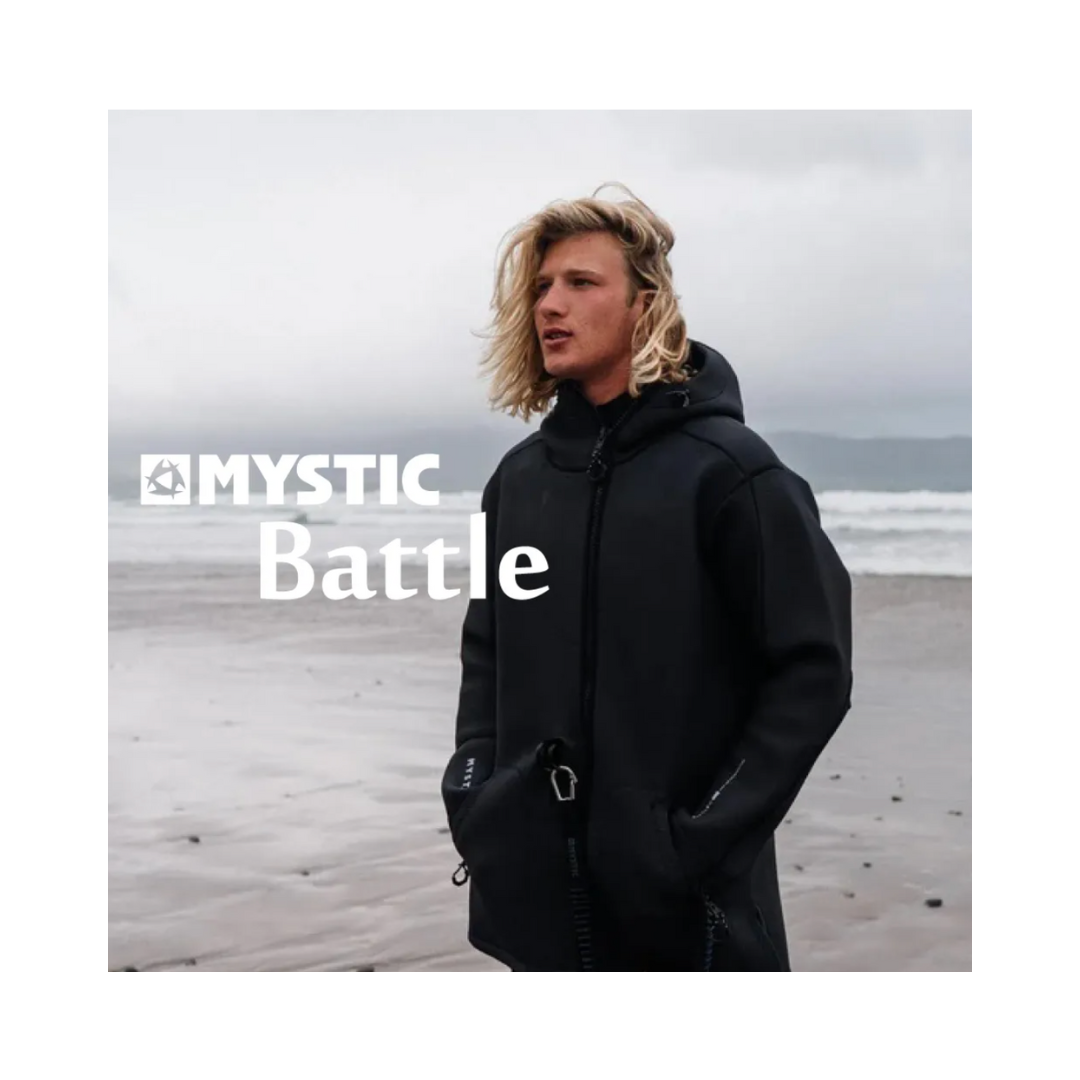 (九折) MYSTIC Battle 新款 黑色 鯊魚皮船潛外套