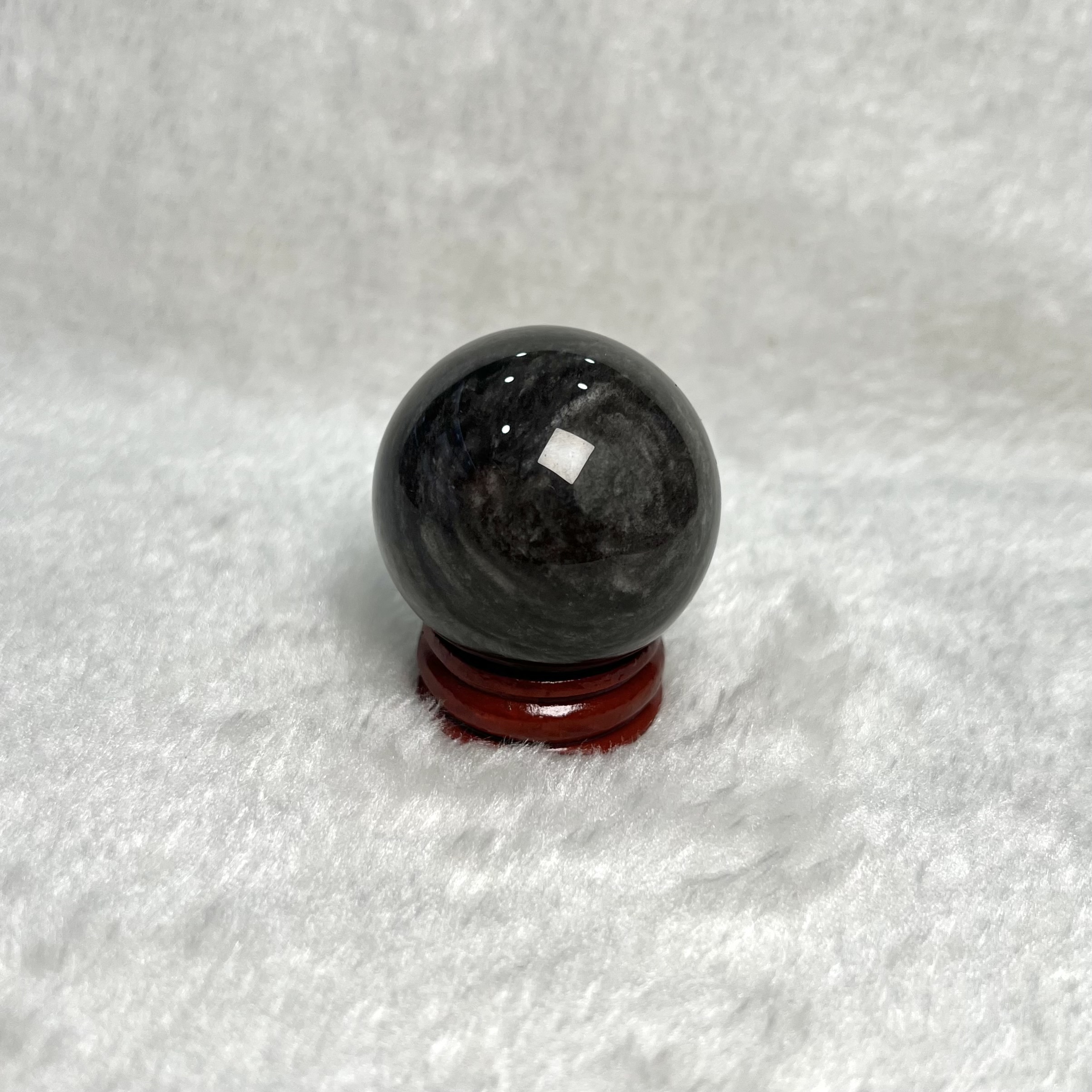 銀曜石球 3.9cm #A541-3