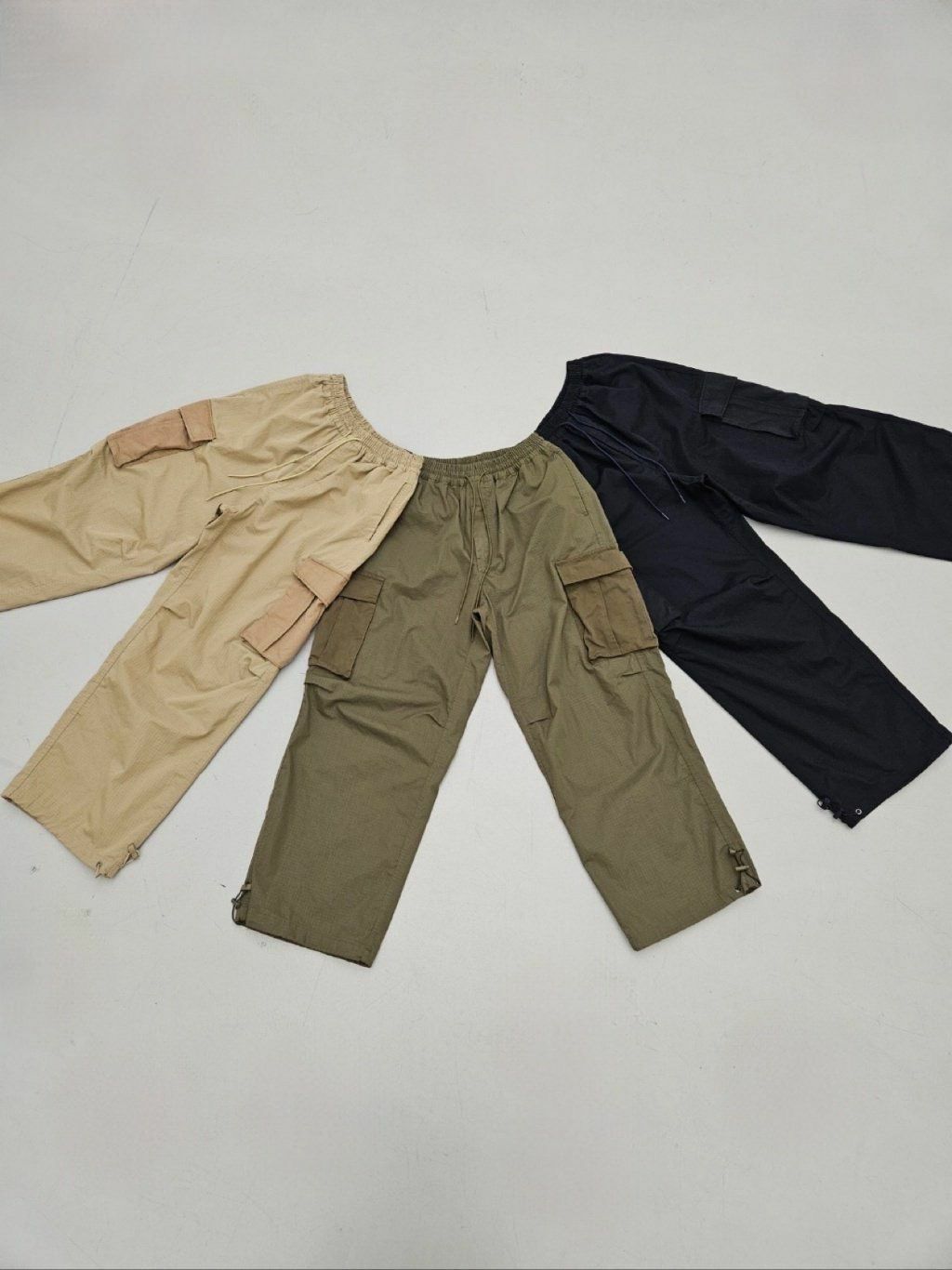 淨色可束腳工裝鬆身褲 SPECTOR-110P