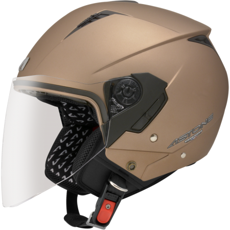 ASTONE RST 平光古銅 素色 內墨片 3/4罩式帽款